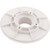 AquaStar Pool Products 620T15S101 Wall Fitting, 6" dia, 2-3/8"hs, 2"mpt-1-1/2"s, White