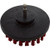 4 Inch Red 7/8 N Drill Brush, Useful Products, 4" Scrub Brush, Red 4 Inch Red 7/8
