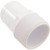 Custom Molded Products 21093-150-000 Combo Hose Adapter 1-1/2" Mip X 1-1/2"b White