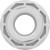 Custom Molded Products 25522-000-000 Wall Fitting, CMP, 3"hs, 1-1/2"mpt, 3-1/2"fd, w/Nut, White