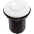 Tecmark (TDI) MPT-01010-3428D Air Button, Tecmark, Low Profile, 1-1/4 Hole Size, White