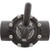 Custom Molded Products 25912-204 Diverter Valve, 2In S X 2.5In Sp, 2-Way, Black