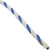 Misc Vendor PPR38600BW Polypropylene Rope, 3/8"dia, 2 White 1 Blue Strand, 600ft
