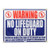 Pentair R230500 No Lifeguard On Duty Sign