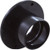 Custom Molded Products 25524-204-000 Wall Fitting, CMP, 1-1/2"fpt x 2" Insider, 3-1/2"fd, Black