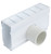 DSAW Deck Drain Side Adapter White