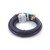 HydroQuip 16-2036 Cord, Pump 1, 2-Speed, 4-Pin Amp, (Black = Low Speed), 14/4, 72"Long, Plug Attached, w/Terminated Ends
