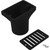 Waterway Plastics 640-2901 2"X4" Deck/Gutter Drain 2"S/Fpt Asy-Blk.