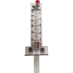 Blue-White Industries F-30200P Flow Meter, Blue-White, F-300, for 2" PVC, 20-120 gpm