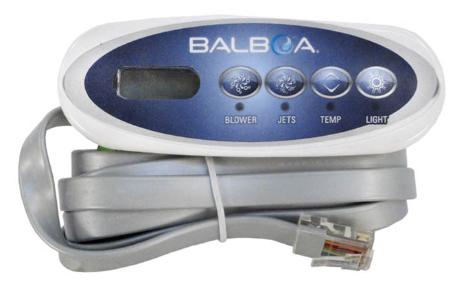 Balboa 52144 Topside Control Panel VL200 Mini Oval 4 Button