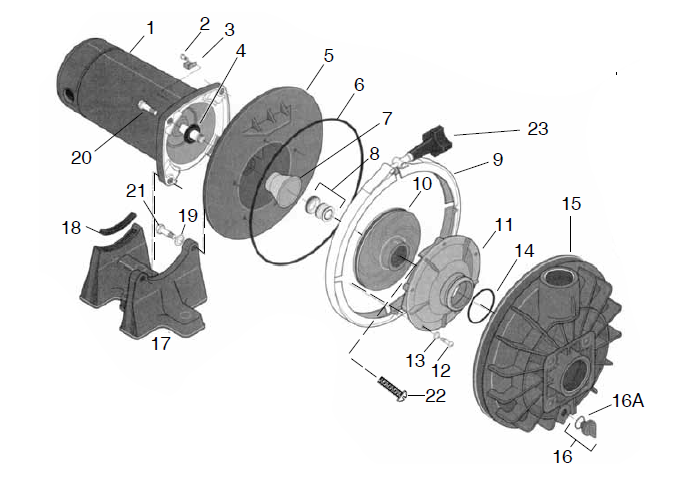 Pentair C103-137P1 Seal Plate /W 5056 