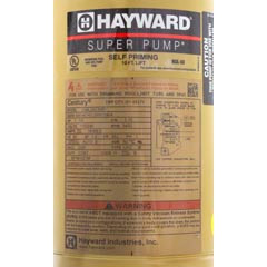 Hayward W3SP2610X15 Pump, Hayward Super Pump, 1.5hp, 115/230v, 1.5"