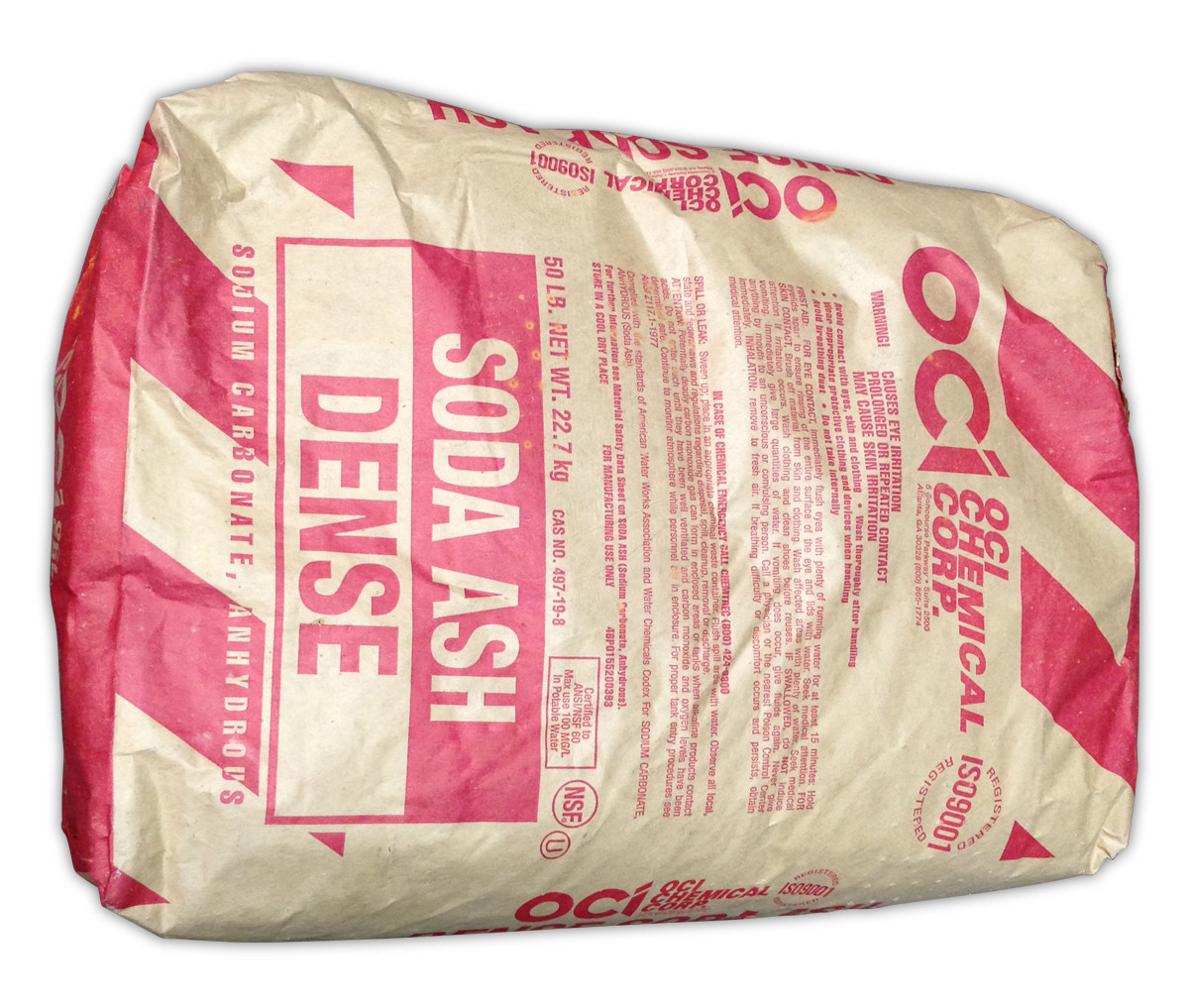 50 lb Bag Soda Ash for Pools, Dense | AAA-8600 (SA50)