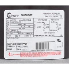 A.O. Smith Motor Full Rate 1.5Hp 230/115 Motor Sn1152 | SN1152