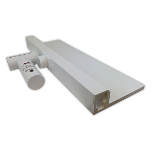 Custom Molded Products White Waterfall 48" W/6" Lip Sheer Descent | 25577-430-000
