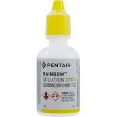 Pentair Test Kit Rainbow Solution Oto 1 Oz Chlorine Test | R161025