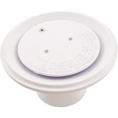 Pentair Floor Inlet Assy White Floor Inlet Fitting With 1-1/2-Inch Slip Brushing, 2-Inch Slip, White | 08417-0000