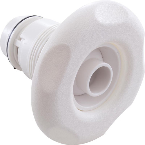 Waterway Jet Internal Poly Adjustable Eyeball Large -5 Scallop Escutcheon White | 210-6540
