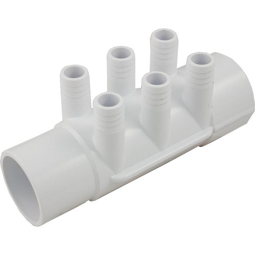 Waterway Plastics Sp Manifold 2"S X 2"Spg X(6)3/4"Barb (Use 55-270-1519) | 672-7150