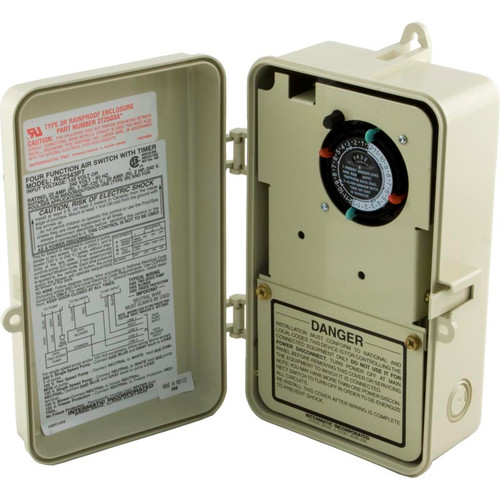 Intermatic Control, 120/240V Four Function w/Timer | RC2343PT