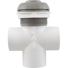 Waterway Plastics 2" Notched Top Access Div Valve, Gray | 600-3067