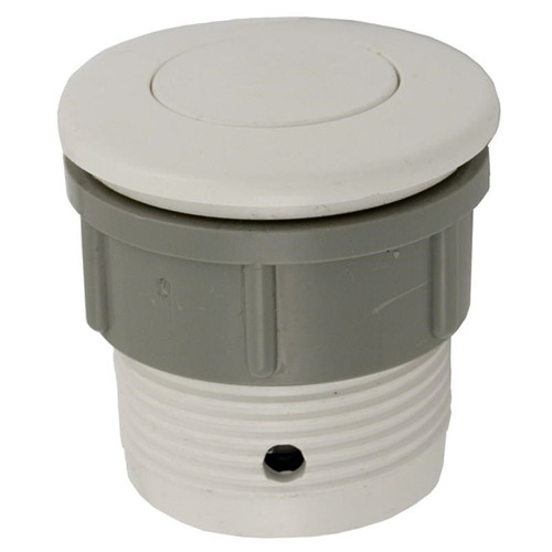 Waterway Plastics Flush Air Button, White | 650-3000