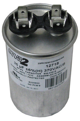 Essex Group Run Capacitor, 35 Mfd, 370Vac 2"X3-3/4" | RD-35-370