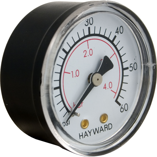 Hayward Gauge, Pressure 0-60 1/4" Npt | ECX27091