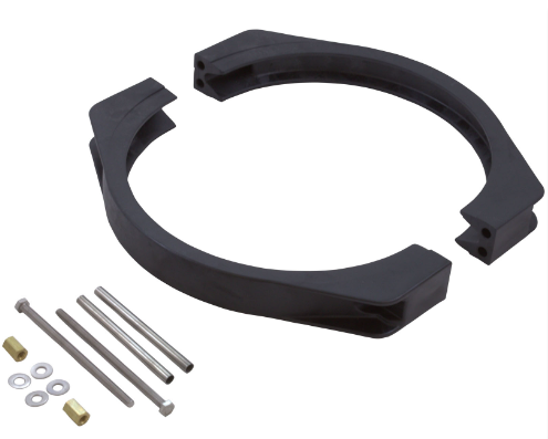 Hayward Clamp Assy with Hardware (2 Bolts, 2 Nuts, 2 Spacers, 4 Washers) | ECX4000C