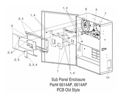JANDY AQUAPURE PANEL, BREAKER DEAD FRONT 6614AP-L |  R0562000