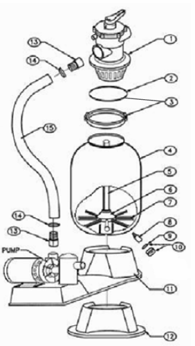 W COOPER RANGER HUB WITH STANDPIPE, RS-1815 |  2018A