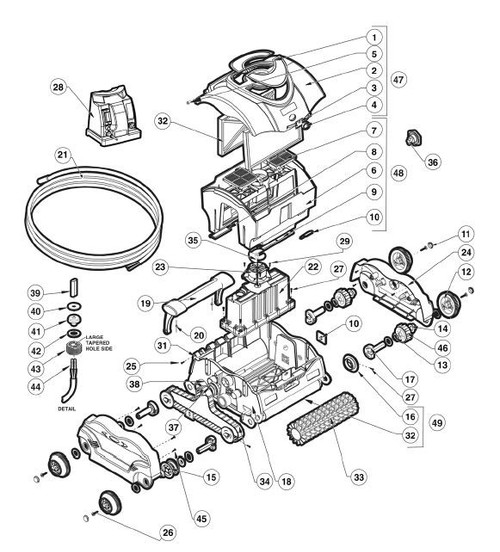 HAYWARD ROLLER END SV |  RCX97441