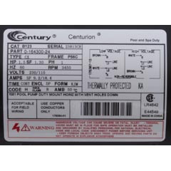 Magnetek/Century Keyed Shaft 56C - Full Rated | B123