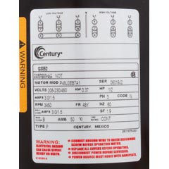 A.O. Smith/Magnetek Full Rate, Single Speed | Q3052