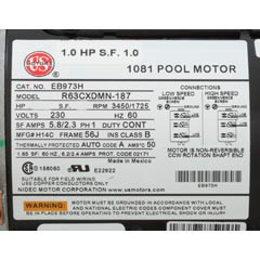Pentair 3/4 Full; 1 Hp Uprated 2 Speed | 355003S