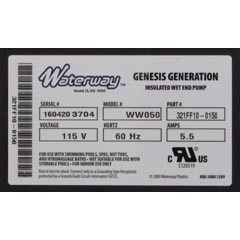 Waterway Top Discharge Wow | 321FF10-0150