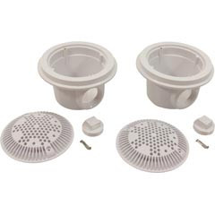 Hayward Gunite Main Drain White 2" X 2" Set Of 2 | WG1054AVPAK2
