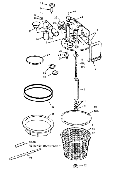 PENTAIR/RAINBOW GASKET, HAYWARD STYLE BASKET |  R36025