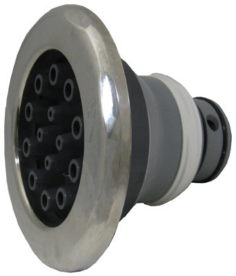 Custom Molded Products Massage Internal, 5-Scallop, Graphite Gray/Stainless | 23570-142-000
