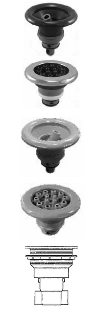 Custom Molded Products 7" Body, 2" Spg Water, 3/8" Barb Air | 23470-200-000