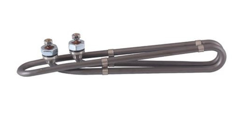 Hydro-Quip Heater Element, Flo-Thru, Double Bend, M7, Titanium, 4.5kW, 230V, 10" Immersion| 25-4031-BI-TI