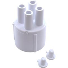 Waterway Plastics Manifold, 3/8" Smooth Barb, 4 Port, Transition, 1" Slip | 672-4040