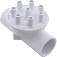 Waterway Plastics Manifold, 3/8"sb, 8 Port, Pancake, 1"s x 1"s | 672-5070