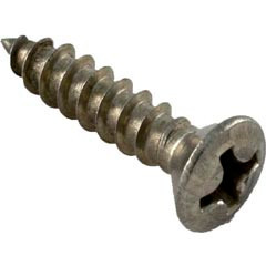 Waterway Plastics Screw, #6-20 x 5/8", Flat, Phillips, SS | 819-1251