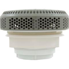 Waterway Plastics Suction Assy,WW Super HiFlo, 5-1/8"dia, 3-1/4"hs, 2"s, Gray | 640-3787 V