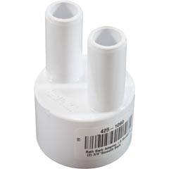 Waterway Plastics Bath Barb Adapter 1.5 Socket X (2) 3/4"Smooth Barb | 425-1090