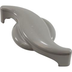 Waterway Plastics 2" Top Access Valve, Smooth "S" Handle - Grey | 602-3757