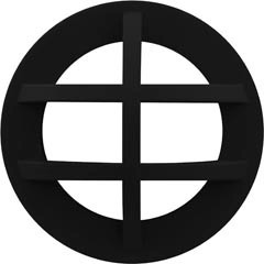 Custom Molded Products Grate Insert 1-1/2" Mip Black | 25560-004-000