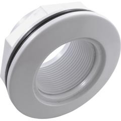 Custom Molded Products Wall Fitting, CMP, 2-3/8"hs, 1-1/2"fpt, 3-1/2"fd, w/Nut, Wht | 25550-000-000