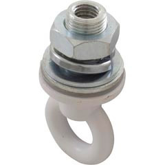 Custom Molded Products Rope Eye, CMP, Vinyl Liner Male Receptor, White | 25568-300-000